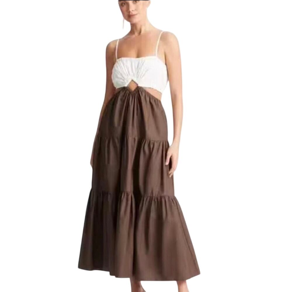 NWT SHEIKE Women’s Novah Color Blocked Cut Out Maxi Dress